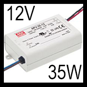 12V 35W hardwire non dimmable LED power supply driver 