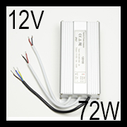 12V 72W hardwire non dimmable LED driver