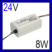 24V 8W hardwire non dimmable LED power supply 