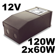 2 60W Class-2 Output Multi Tap LED Dimmable Magnetic Driver 120 Watts