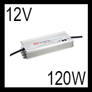 12V 120W Meanwell Hardwired LED driver