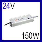 24V 150W Meanwell Hardwired LED power supply