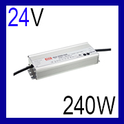 24V 240W Meanwell Hardwired LED driver