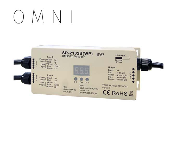 OMNI DMX Waterproof Receiver 